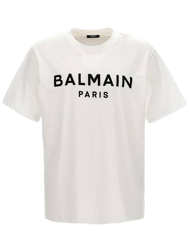 Balmain Logo Print T-Shirt - BALMAIN - BALAAN 1