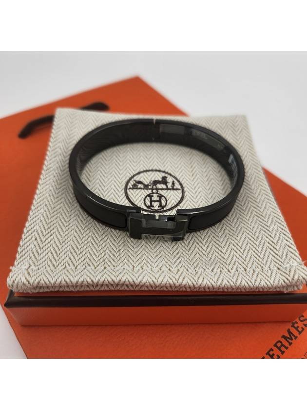 Clic HH So Bracelet Black - HERMES - BALAAN 3