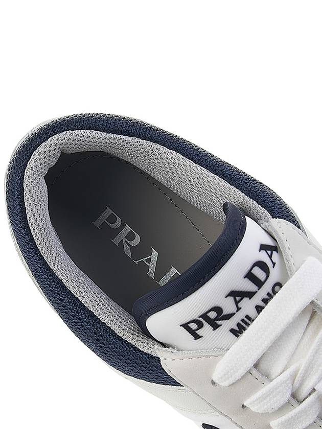 Downtown Re-Nylon Low Top Sneakers White - PRADA - BALAAN 8