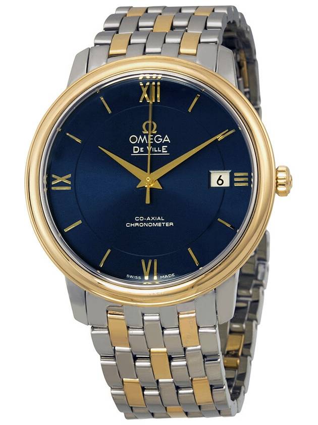 Omega De Ville Prestige Co-Axial Blue Dial Men's Watch 424.20.37.20.03.001 - OMEGA - BALAAN 1