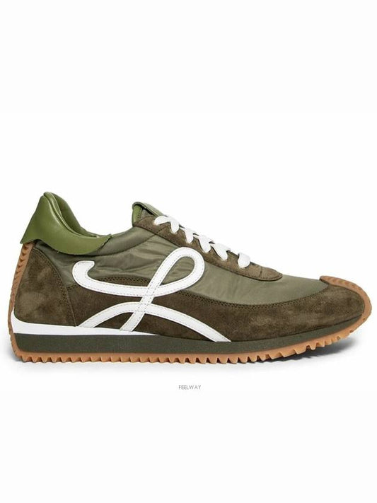 Flow Runner Low Top Sneakers Green - LOEWE - BALAAN 2