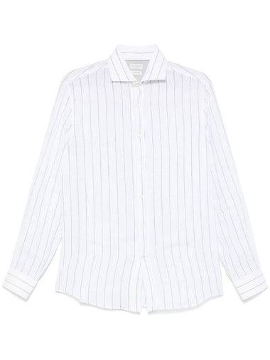 Brunello Cucinelli Shirts White - BRUNELLO CUCINELLI - BALAAN 1