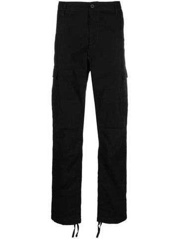 Aviation Ripstop Cargo Pocket Straight Pants Black - CARHARTT WIP - BALAAN 1