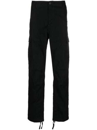 Aviation Ripstop Cargo Pocket Straight Pants Black - CARHARTT WIP - BALAAN 1