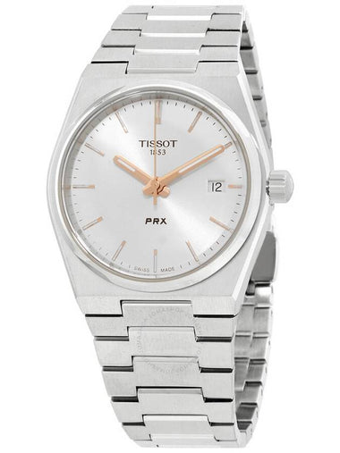 Tissot PRX Quartz Silver Dial Ladies Watch T1372101103100 - TISSOT - BALAAN 1