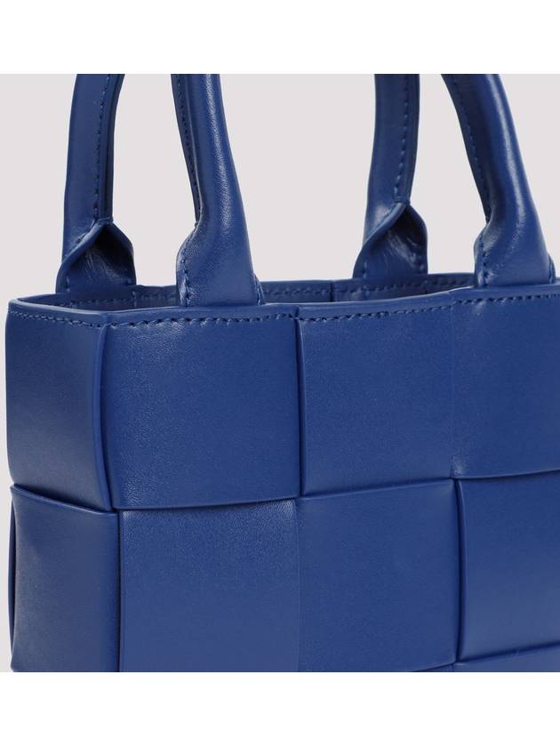 Mini Cassette North Shoulder Bag Blue - BOTTEGA VENETA - BALAAN 5