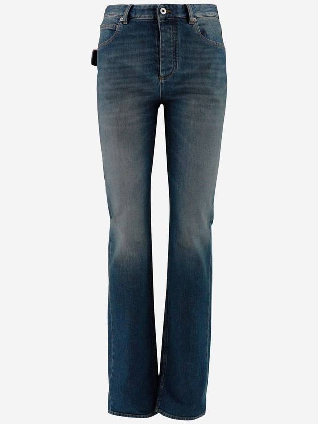 Light Washed Slim Fit Denim Jeans Blue - BOTTEGA VENETA - BALAAN 2