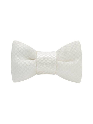 Tom Ford Textured Bow Tie, Men's, White - TOM FORD - BALAAN 1