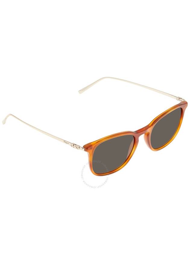 Eyewear Logo Square Sunglasses Light Tortoise - SALVATORE FERRAGAMO - BALAAN 4