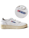 Men's Medalist Leather Low Top Sneakers White - AUTRY - BALAAN 2