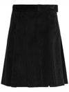 ZUCCA Velvet Mini Skirt 2425106042 002 - MAX MARA - BALAAN 2