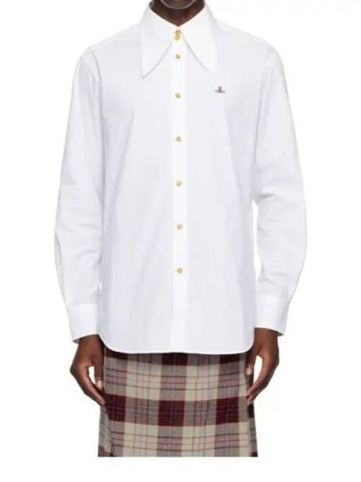 Long Sleeve Shirt 2401003PW009Q A401 White - VIVIENNE WESTWOOD - BALAAN 2