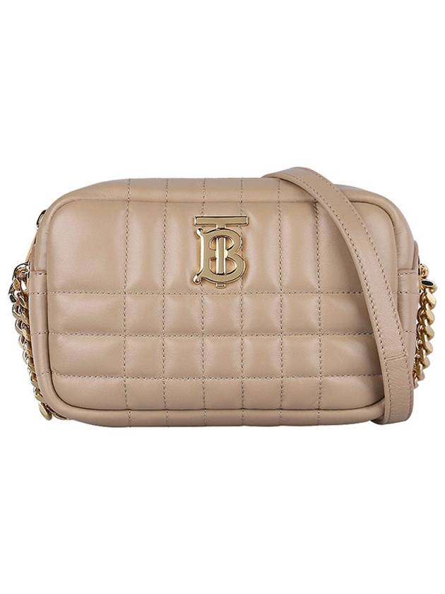 WoMen's Lola Quilted Mini Camera Cross Bag Haute Beige - BURBERRY - BALAAN 2