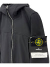 Soft Shell Brushed Lining Zip Up Hoodie Black - STONE ISLAND - BALAAN 4