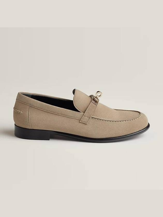 Destin Suede Women s Loafers H222080Z C9375 - HERMES - BALAAN 2