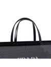 sequin mesh tote bag black - PRADA - BALAAN.