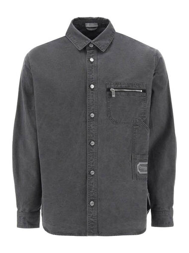 Couture Shirt Denim Jacket Grey - DIOR - BALAAN 1