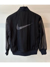 NSW Essentials Woven Varsity Bomber Jacket Black Asia - NIKE - BALAAN 4