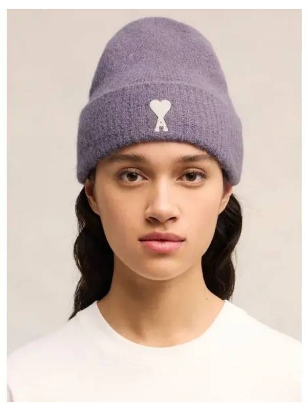 Unisex Off White Adc Beanie Lilac Domestic Product GM0024091068118 - AMI - BALAAN 1