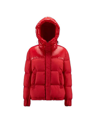 Women's Etival Down Short Padding Scarlet Red - MONCLER - BALAAN 1