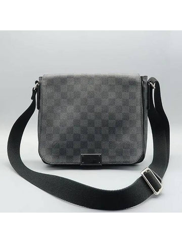 N41260 Damier Graphite Canvas District PM Cross Bag - LOUIS VUITTON - BALAAN 1