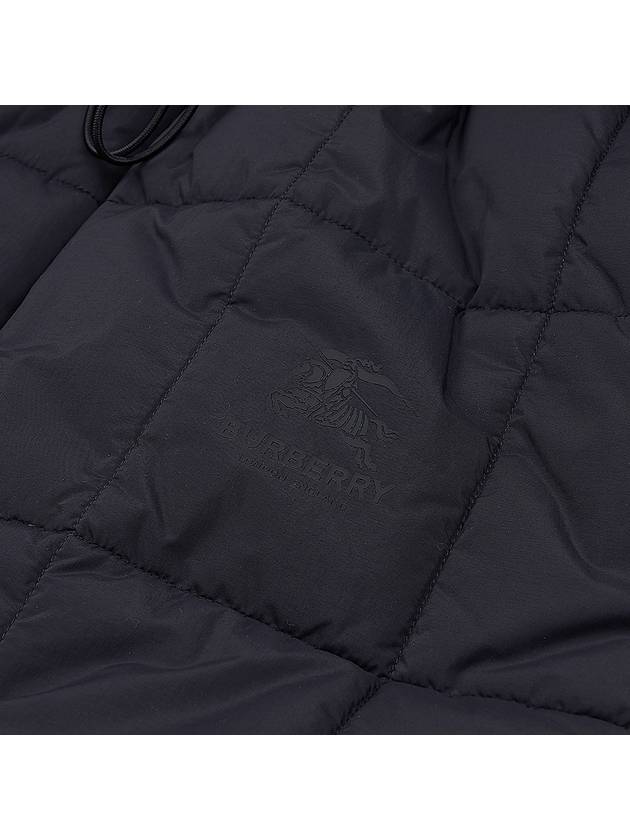 Quilting Hooded Nylon Padding Black - BURBERRY - BALAAN 8