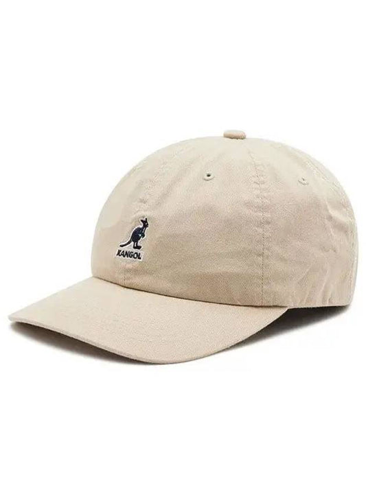 Hat Ball Cap Washed Baseball K5165HT Khaki - KANGOL - BALAAN 1