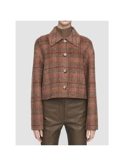 Plaid wool blend check jacket JF008001 1241 - JOSEPH - BALAAN 2