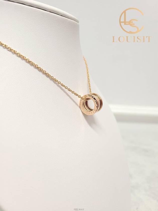 Used luxury goods Lewis It Rose gold B Zero1 necklace - BVLGARI - BALAAN 3