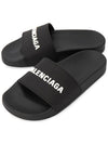 Logo Slippers Black - BALENCIAGA - BALAAN 2