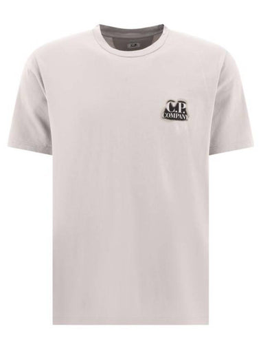 24/1 Jersey Artisanal British Sailor Short Sleeve T-Shirt Grey - CP COMPANY - BALAAN 1