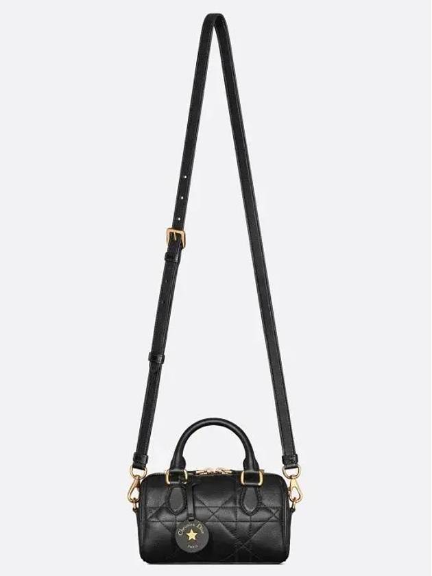 Groove 16 Macrocannage Calfskin Mini Bag Black - DIOR - BALAAN 5