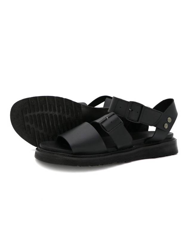 SPMA07PRT Unisex Height 4cm Two-Strap Sandals Black - SUPENER - BALAAN 1