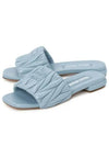 Materasse Nappa Leather Slippers Sky Blue - MIU MIU - BALAAN 2