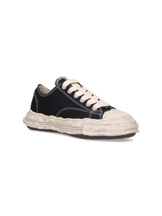 Peterson 23 OG Dyed Low Top Sneakers Black - MAISON MIHARA YASUHIRO - BALAAN 3