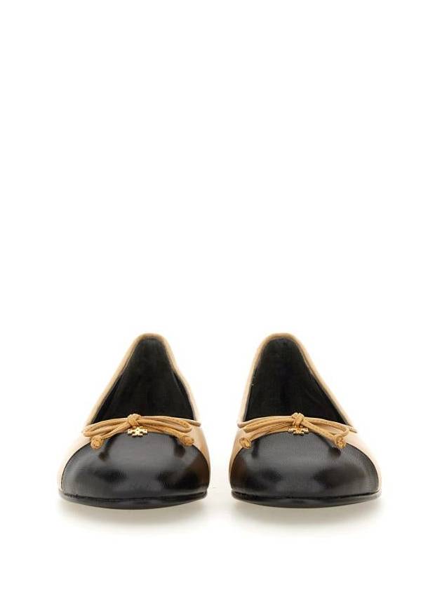 Women's Cap Toe Ballerina Beige - TORY BURCH - BALAAN 4