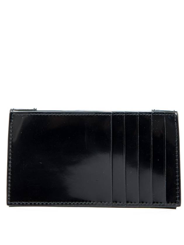 Women's Gold Logo Long Wallet Black - SAINT LAURENT - BALAAN 3