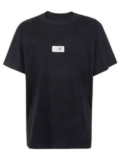 Cotton Short Sleeve T-Shirt Black - MAISON MARGIELA - BALAAN 2