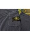 Men's Wappen Fleece Track Pants Royal Blue - STONE ISLAND - BALAAN 9