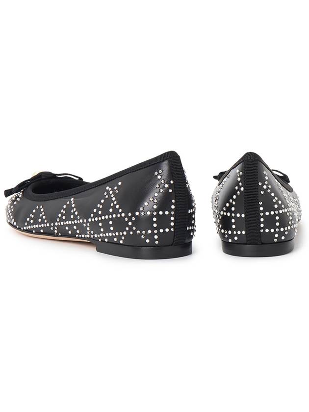 Studs Canage Motif Ballet Flats Black - DIOR - BALAAN 7