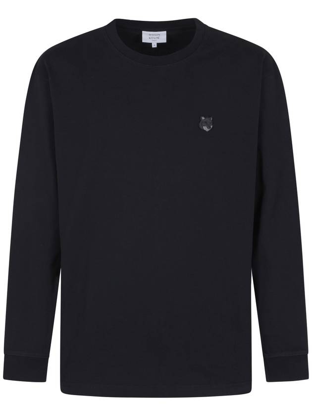 Fox Head Patch Comfort Sweatshirt Black - MAISON KITSUNE - BALAAN 1