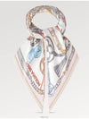 Mix and Strap Square 90 Scarf Beige - LOUIS VUITTON - BALAAN 3