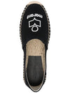 Canae Embroidered Logo Canvas Espadrilles Black - ISABEL MARANT - BALAAN 5