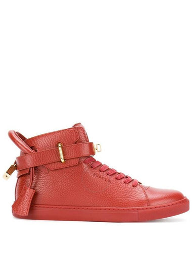 Buscemi Men's Deep Red High-Top Sneakers, Brand Size 39 (US Size 6) - BUSCEMI - BALAAN 1