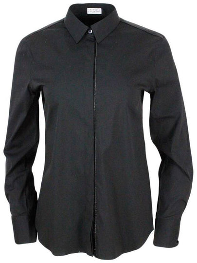 Shirt M0091MA206C101 BLACK - BRUNELLO CUCINELLI - BALAAN 2