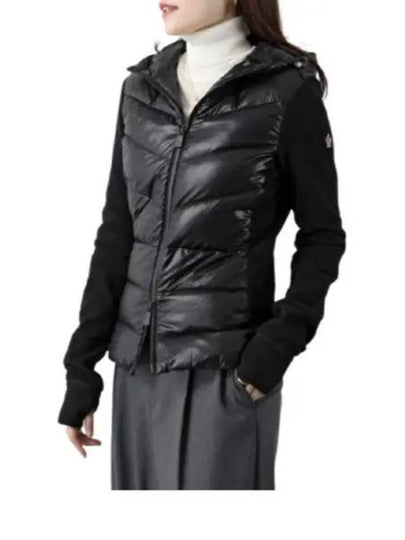 Grenoble Fleece Hooded Padding Black - MONCLER - BALAAN 2