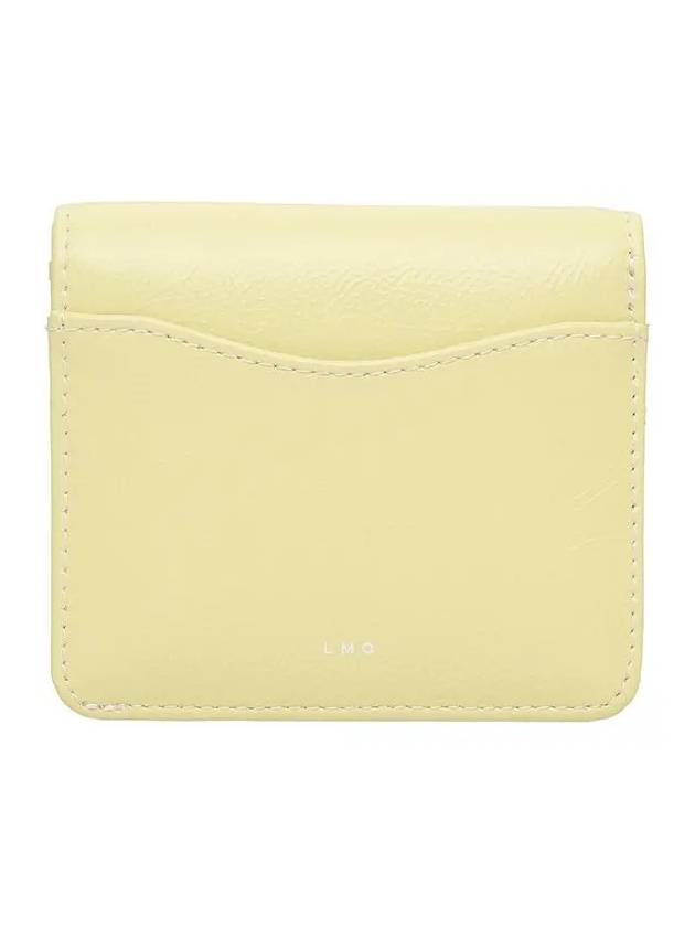 Daisy Photo Slot Half Wallet Banknote Card Pale Lemon - LE MASQUE - BALAAN 5