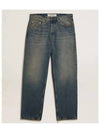 Journey Wide Leg Wash Jeans Blue - GOLDEN GOOSE - BALAAN 3