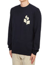 Evans Logo Crew Neck Knit Top Naver - ISABEL MARANT - BALAAN 3