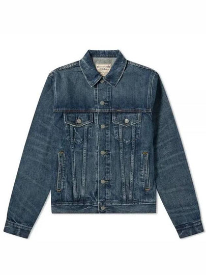 Icon Tracker Denim Jacket Blue - POLO RALPH LAUREN - BALAAN 2